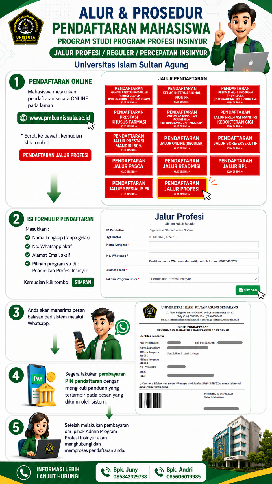 Panduan Pendaftaran Jalur Reguler
